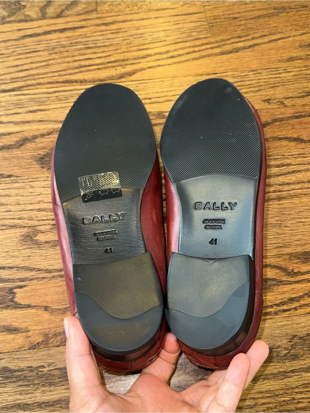 Women’s Size 41 Bally Pathy Leather Loafers